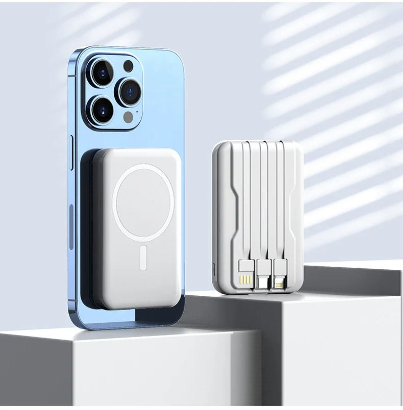 Tragbare MagSafe Powerbank mit integrierter Schnellladefunktion Skanto