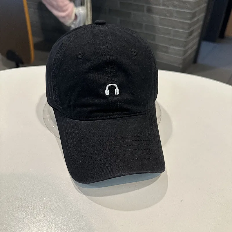 Unisex Baumwolltwill-Kappe mit einzigartigem Musik-Emblem Skanto