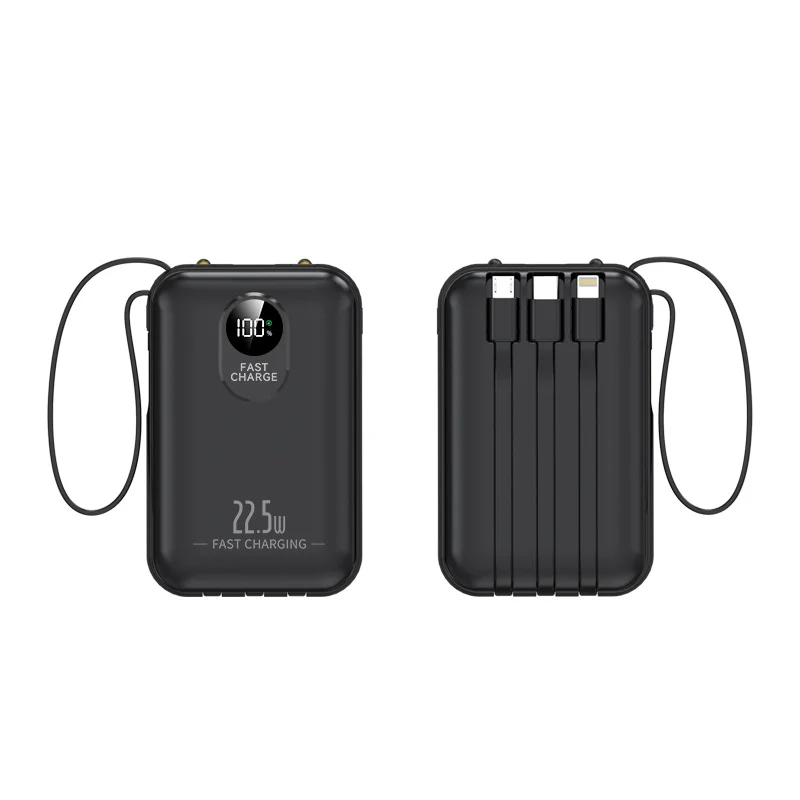 Tragbare Powerbank mit Schnellladefunktion und LED-Anzeige Skanto