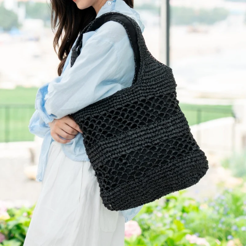 Handgewebte offene Strandtasche Skanto