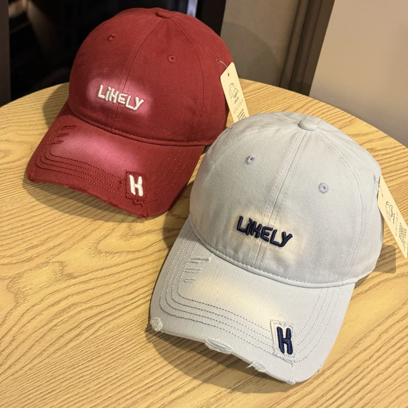Damen bestickte Baseball Cap im Used-Look Skanto