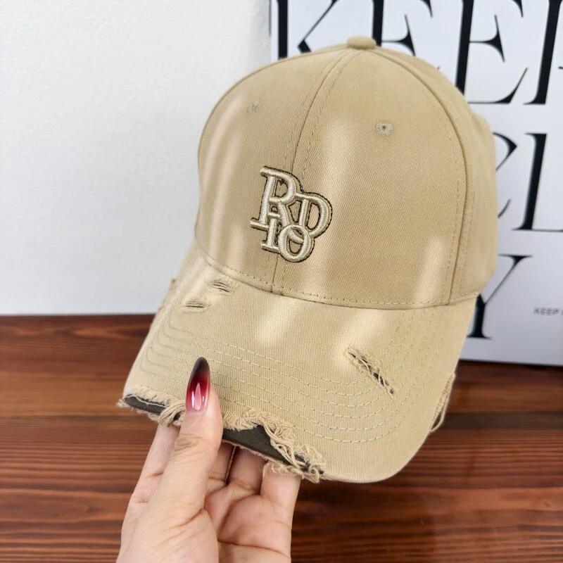 Damen Baseballkappe aus Baumwolle im Used-Look, klassisch, Skanto