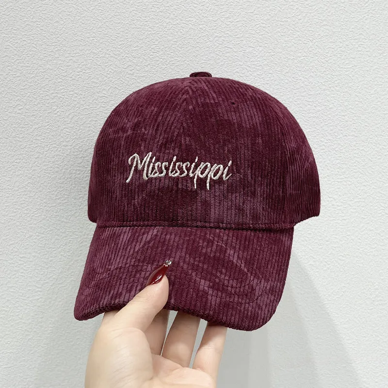 Cord-Visor-Kappe für Damen Skanto