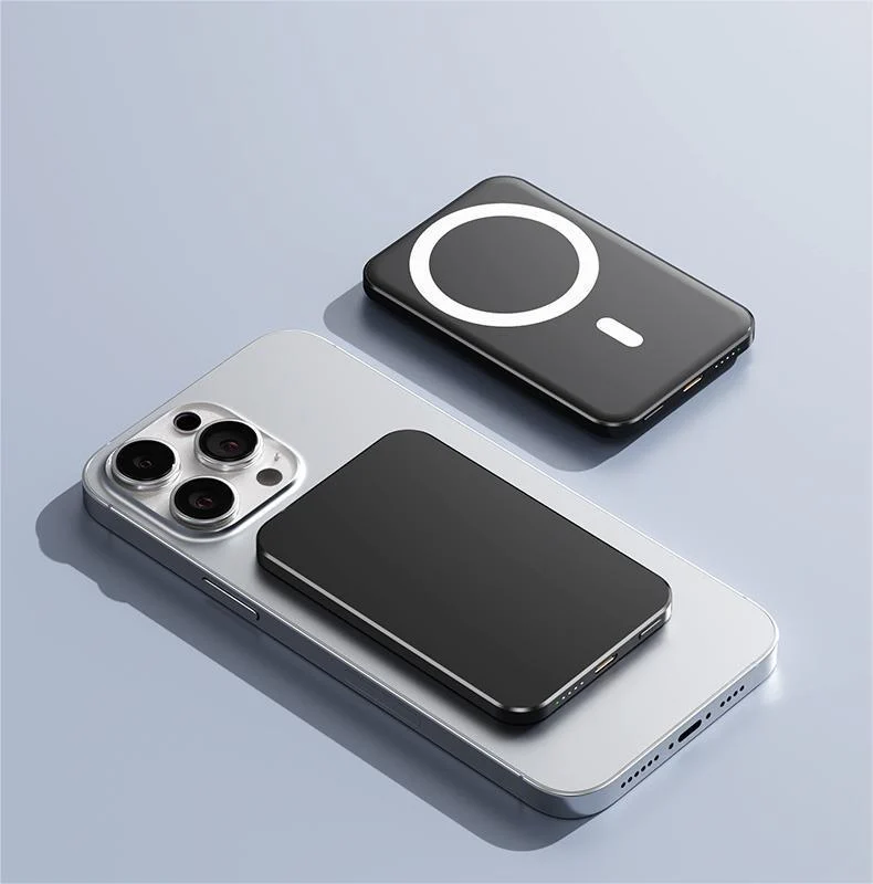 Magnetische Qi Powerbank mit Schnellladefunktion Skanto
