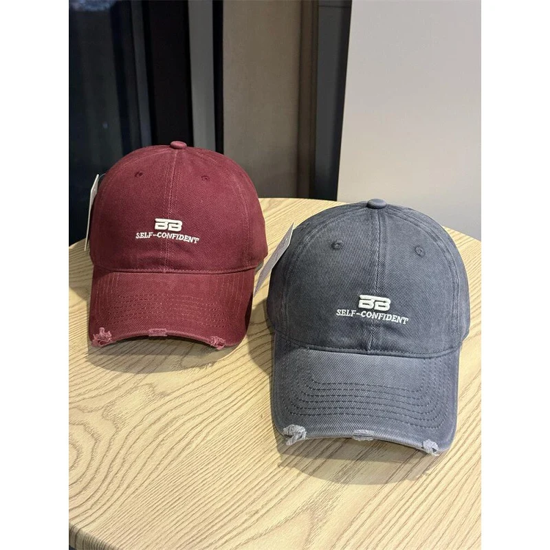 Vintage Distressed Baseballkappe für Herren Skanto