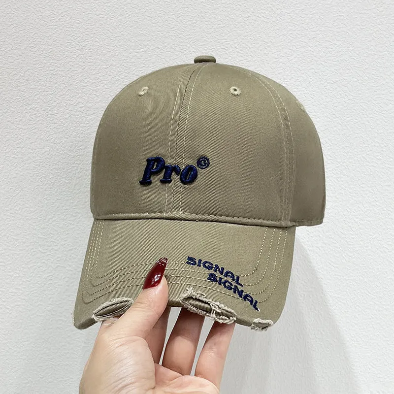 Damen Lässige Distressed-Baseballkappe Skanto