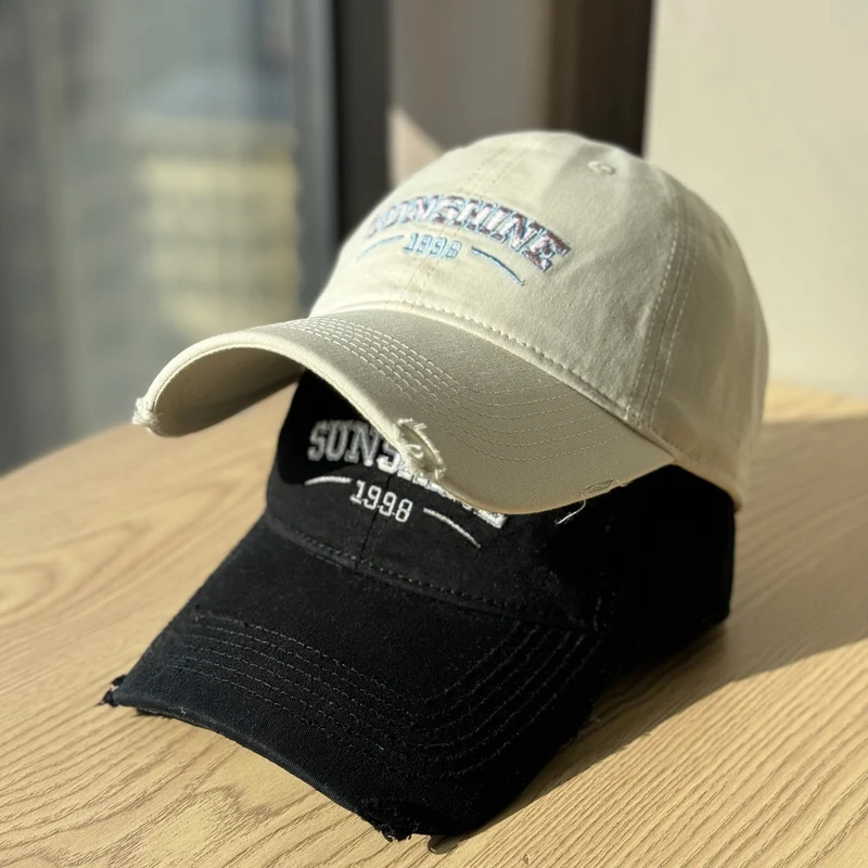 Damen Lässige Distressed-Baseballkappe Skanto