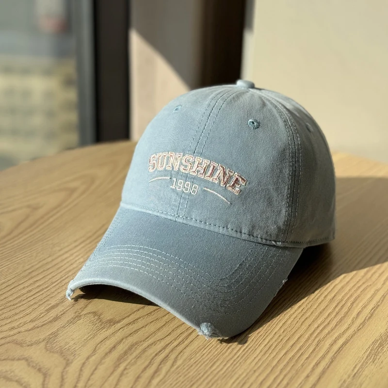 Damen Lässige Distressed-Baseballkappe Skanto