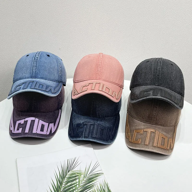 Unisex Stylische Denim-Baseballkappe Skanto