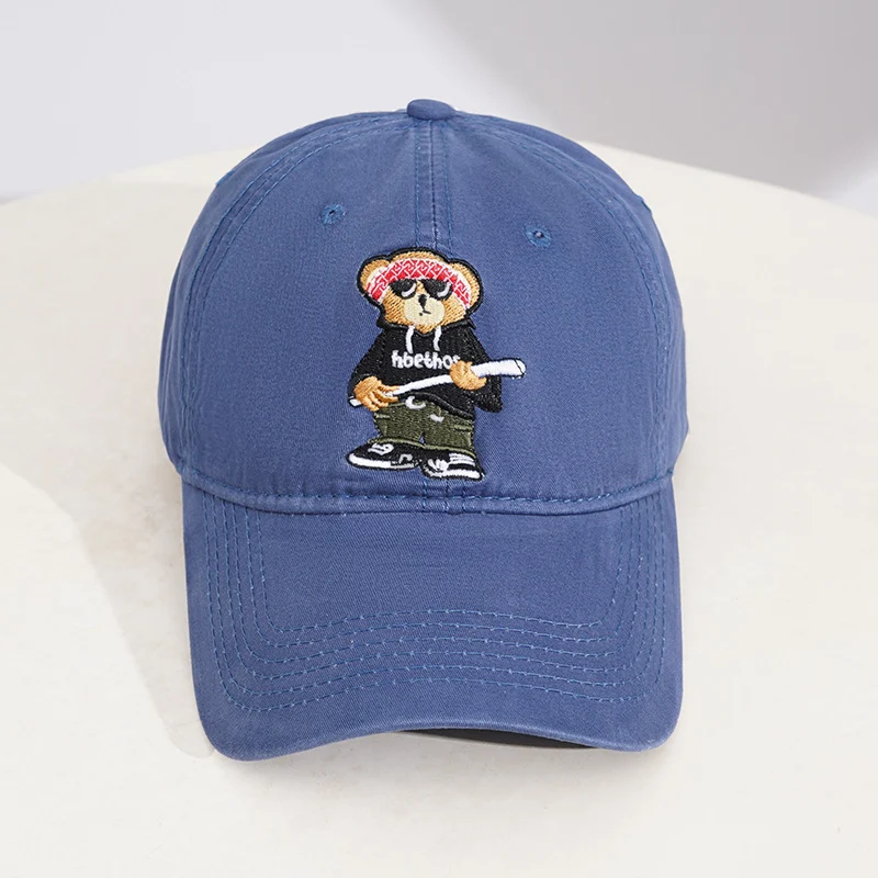 Herren Bestickte Baseballkappe mit Cartoon-Charakter Skanto