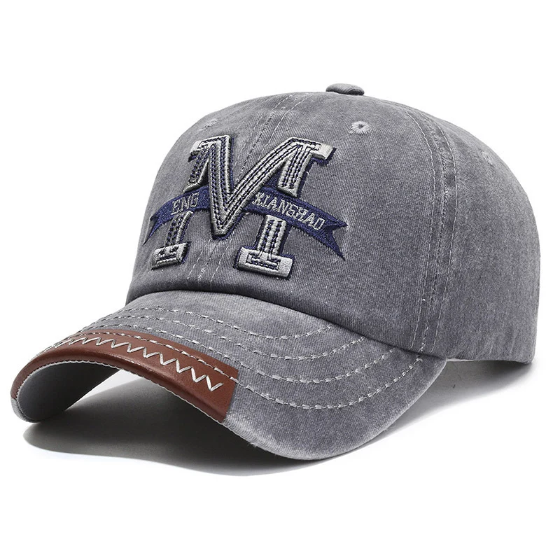 Herren Distressed Patch-Baseballkappe Skanto