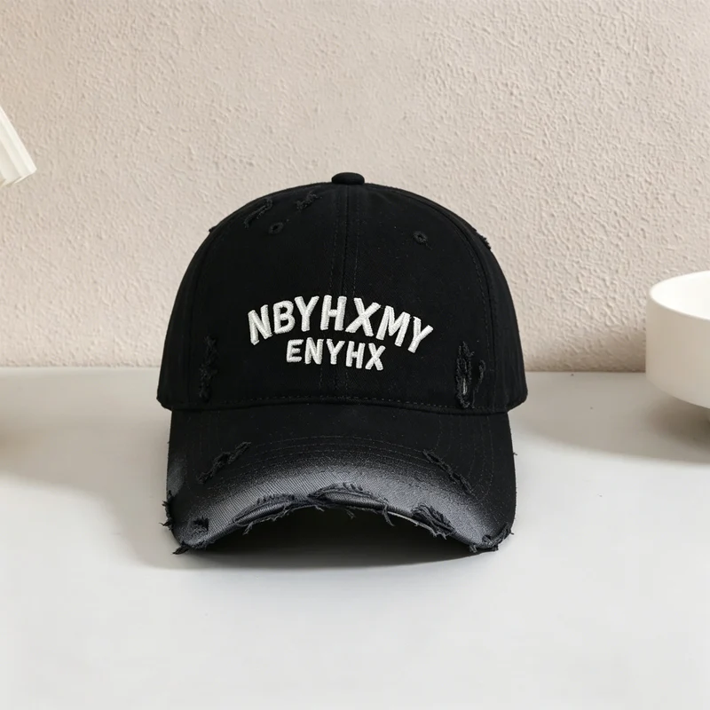 Herren Lässige Baseballkappe mit Textur im Used-Look Skanto