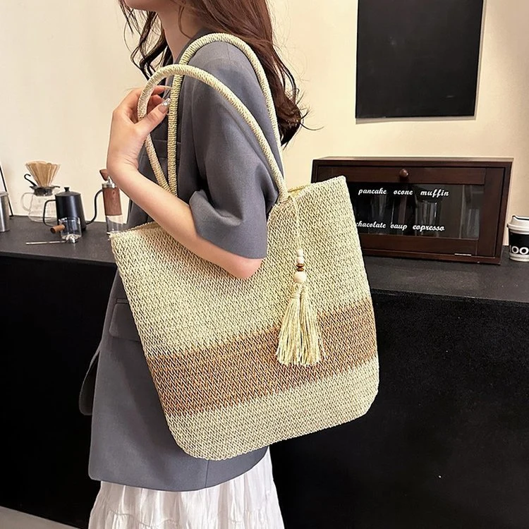 Geräumige Boho-Strandtasche Skanto