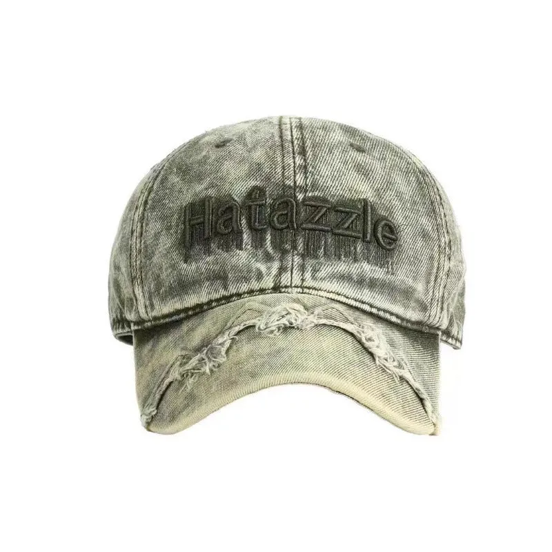 Herren Distressed Denim Baseballkappe Skanto 1784270737