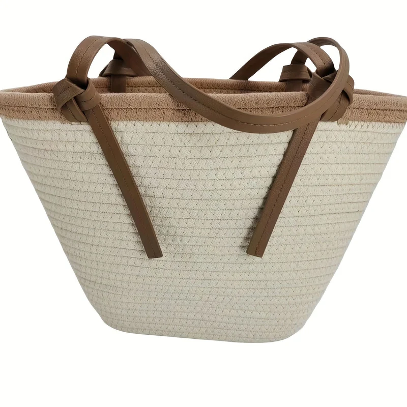 Geräumige Strandtasche mit verstärktem Boden und pflegeleichtem Material Skanto