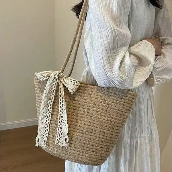 Handgefertigte Tote Bag mit Textur Skanto
