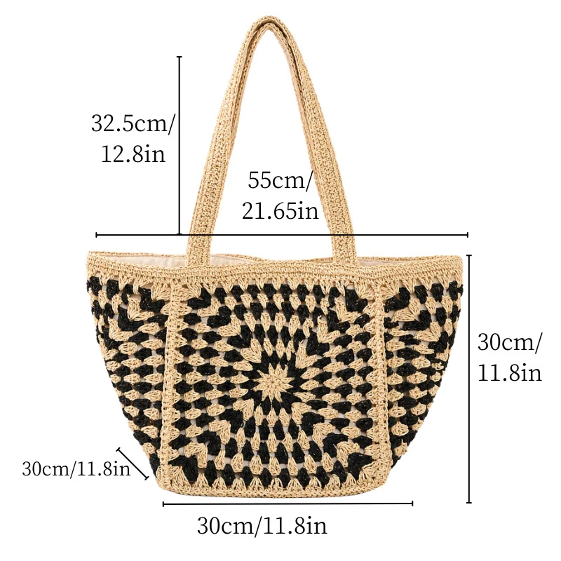 Handgestrickte Markttasche Skanto