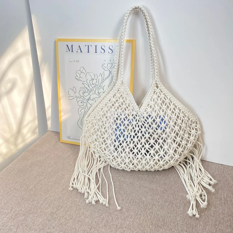 Trendige Makramee-Tasche Skanto