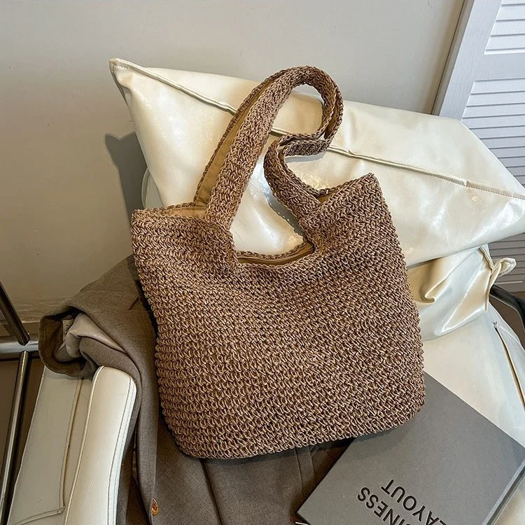 Handgeknüpfte Bast-Handtasche Skanto