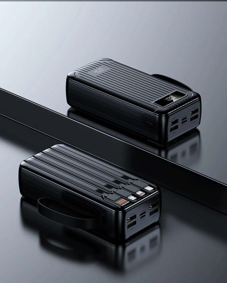 Tragbare Powerbank mit multifunktionalem Ladeanschluss und smarter Technologie Skanto