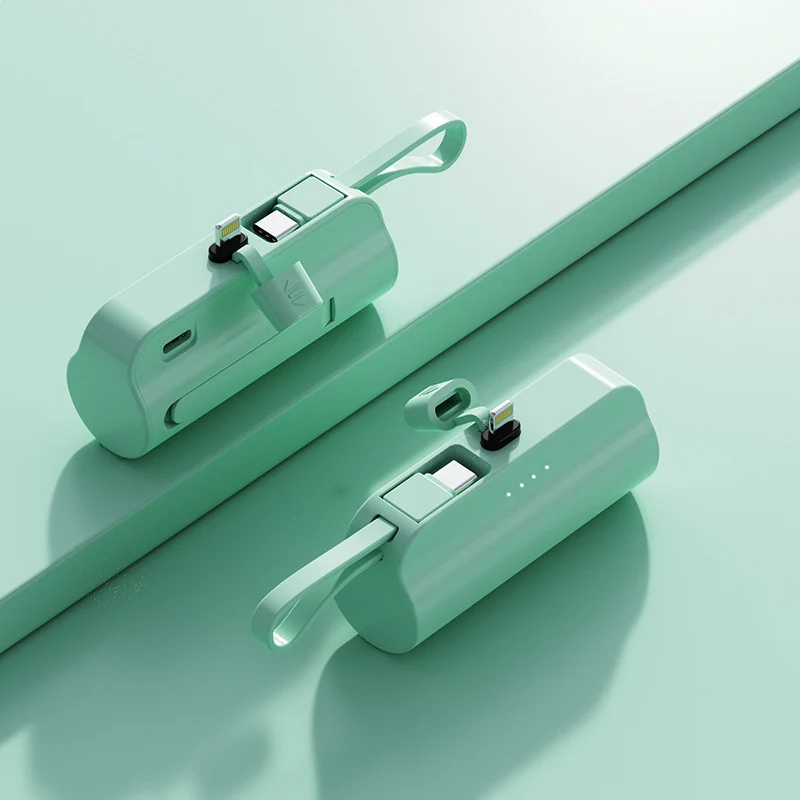Tragbare Powerbank mit multifunktionalen Ladeanschlüssen und Digitalanzeige Skanto