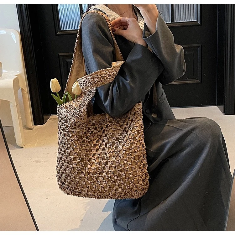 Handgemachte Strohtasche Skanto