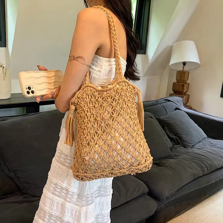 Makramee-Tasche Skanto