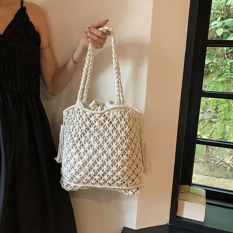 Makramee-Tasche Skanto