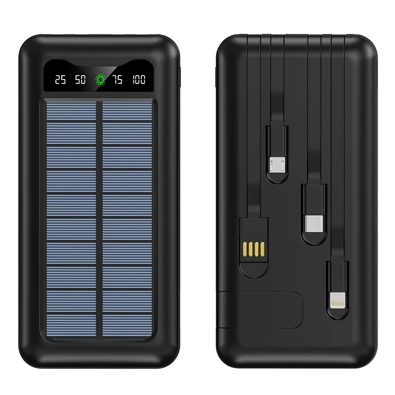 Solar-Powerbank mit Schnellladefunktion und robustem Design Skanto