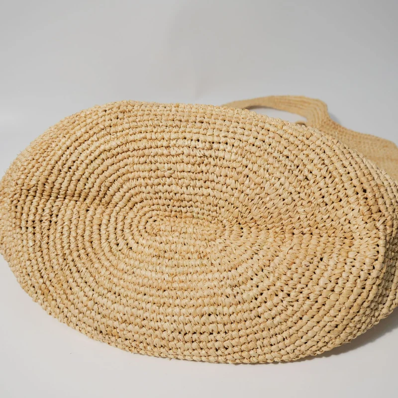 Handgefertigte Strandtasche aus Naturmaterial Skanto