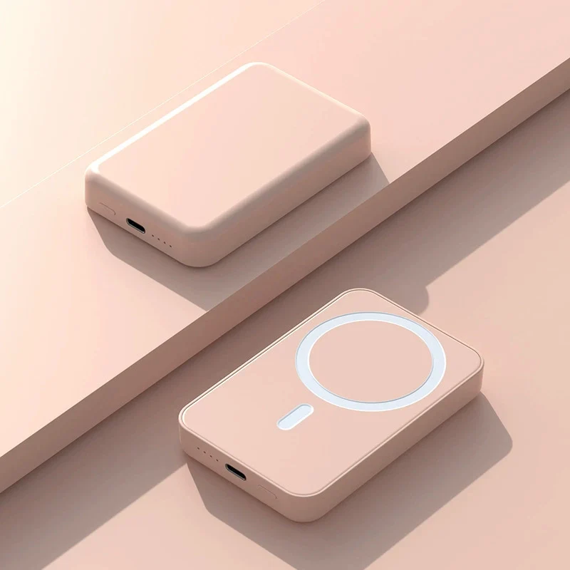 Hochleistungs-Powerbank mit kabelloser Ladefunktion und Digitalanzeige Skanto