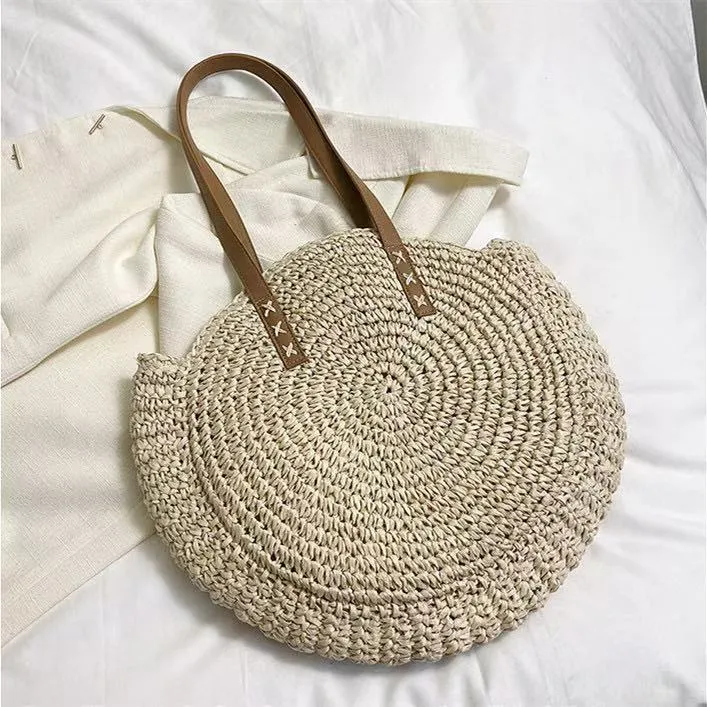 Geflochtene Rundtasche Skanto