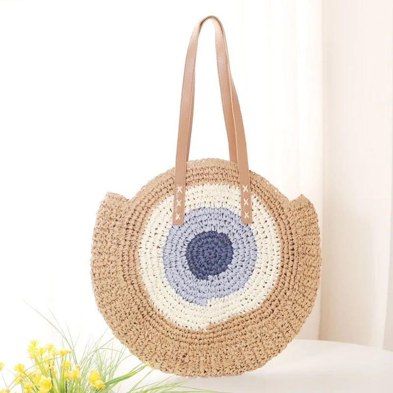Geflochtene Rundtasche Skanto