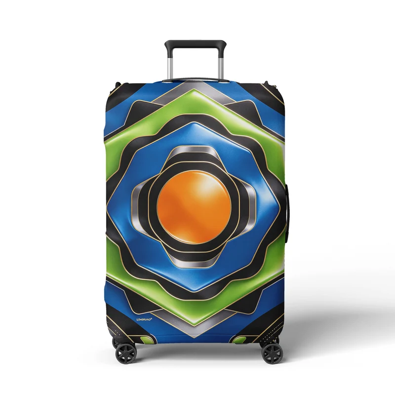 Damen Kofferhülle mit modernem geometrischem Design Skanto