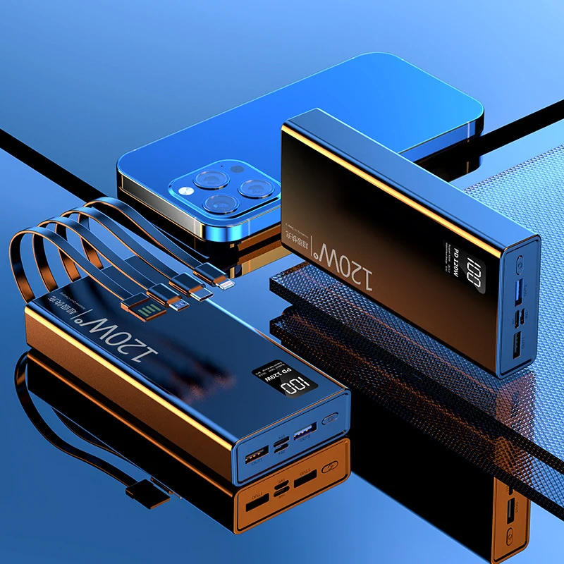 Hochleistungs-Powerbank mit digitalem Ladezähler Skanto