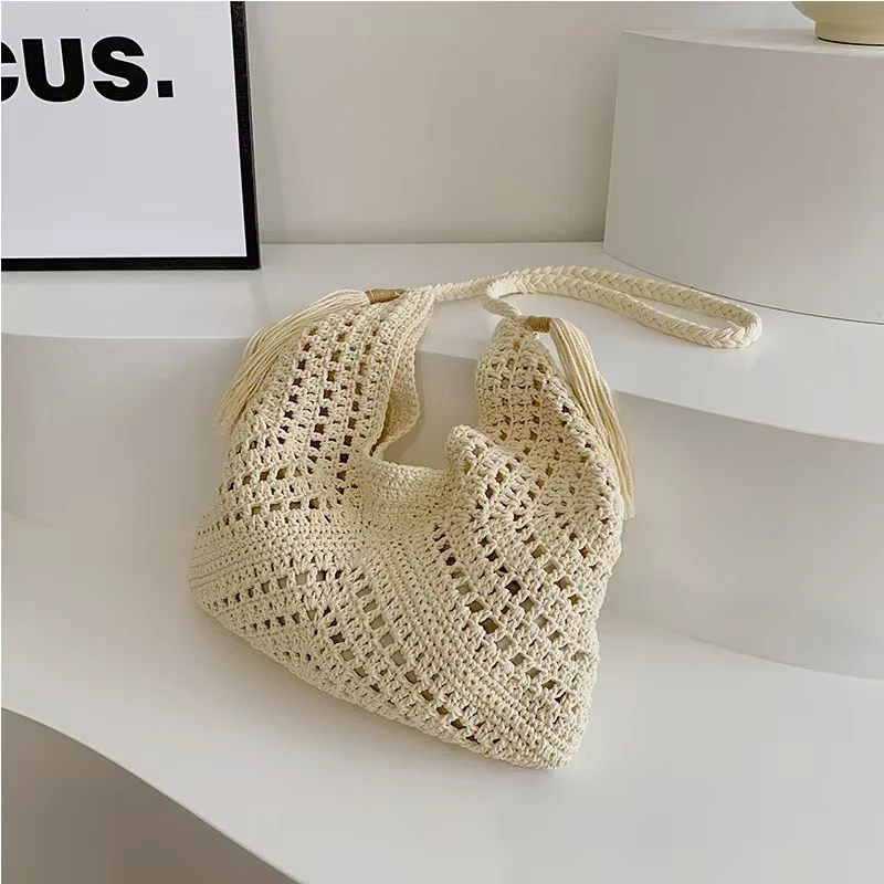 Geflochtene Makramee-Tasche Skanto