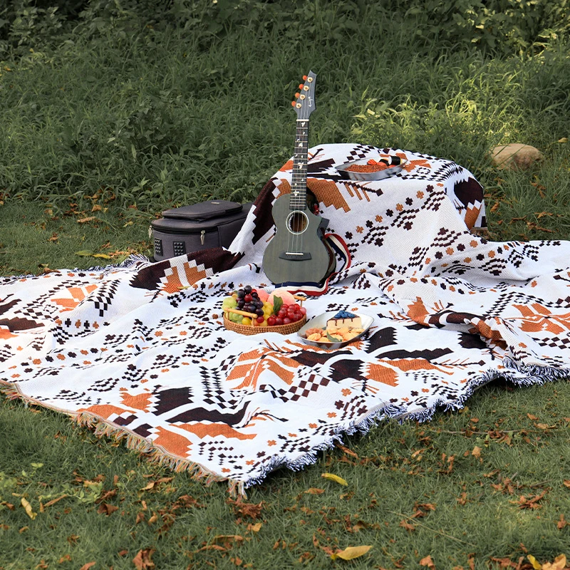 Gemusterter Wohnzimmer-Überwurf Skanto