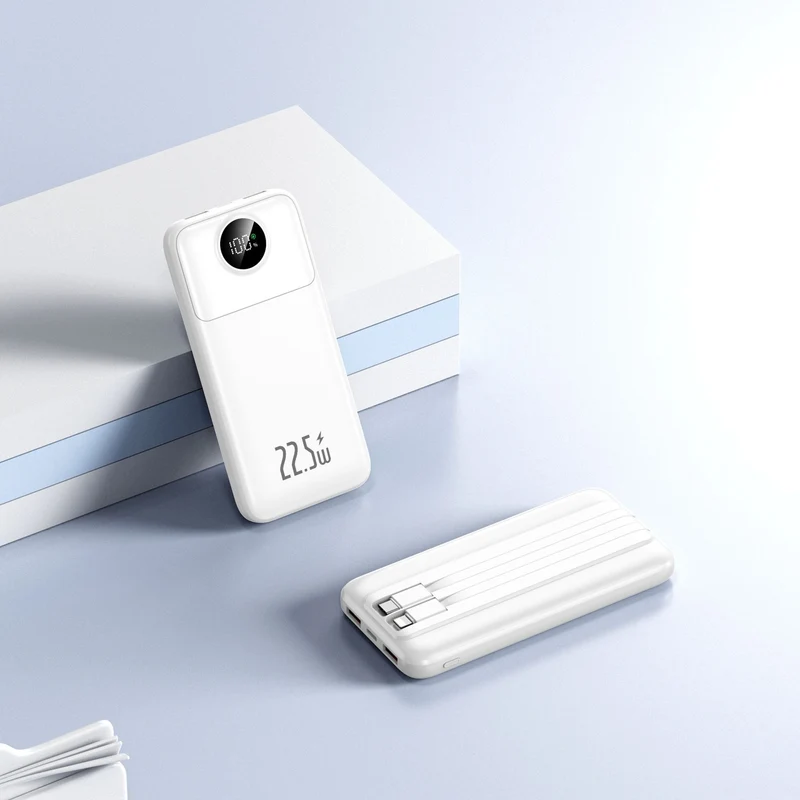 Powerbank mit extrem schneller Ladetechnologie und LED-Display Skanto