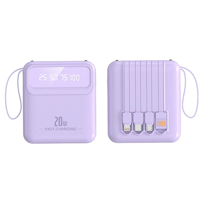 Tragbare Powerbank mit integrierter Multifunktions-Ladetechnologie Skanto