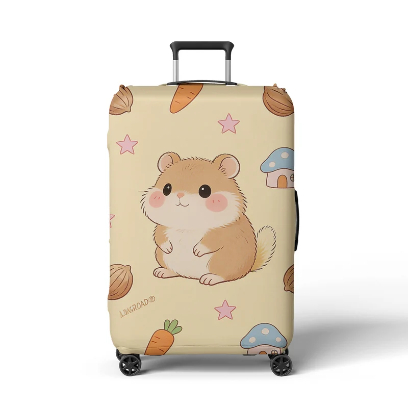 Damen Kofferhülle mit niedlichem Corgi-Design Skanto