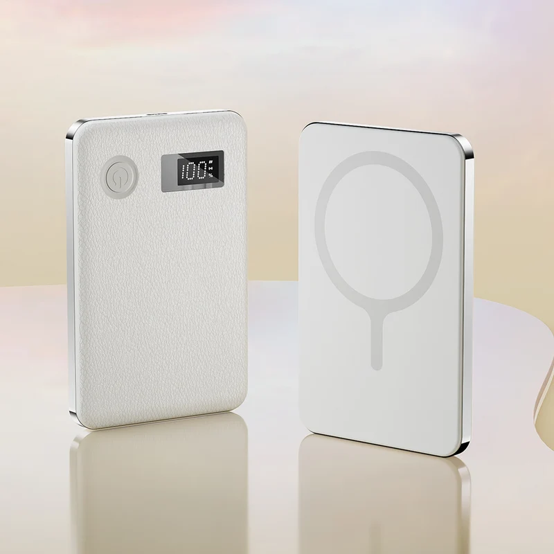 Elegante und vielseitige kabellose Ladestation mit Digitalanzeige Skanto