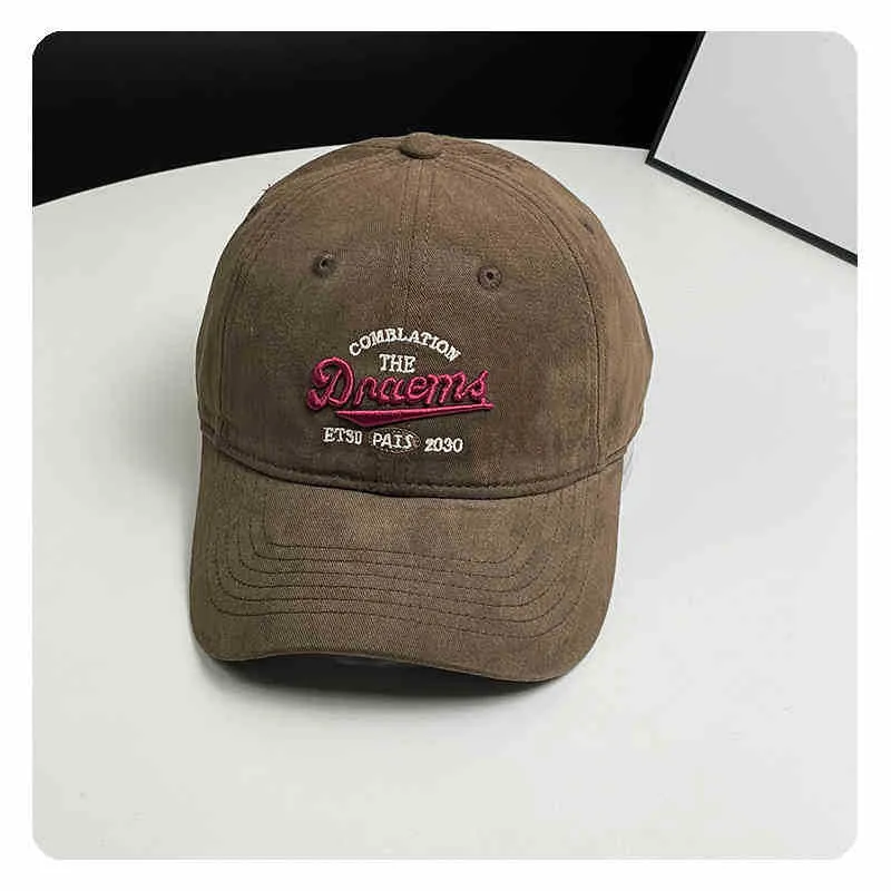 Unisex bestickte Baseball Cap im Vintage-Stil Skanto
