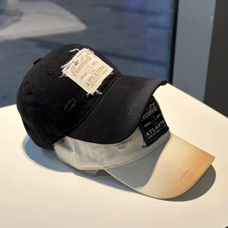 Unisex Distressed Kappe im Vintage-Stil Skanto