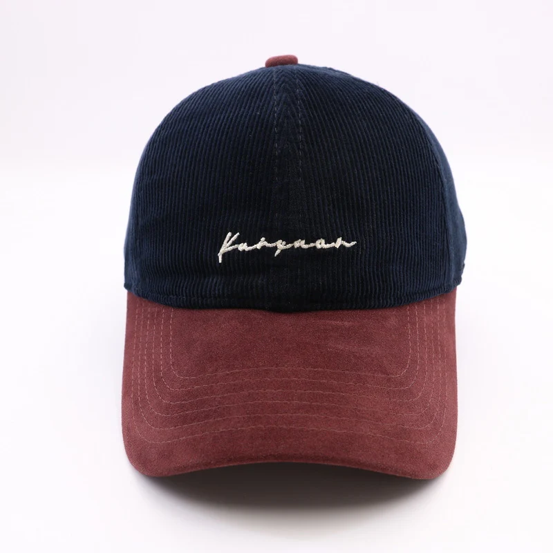 Unisex Strukturierte Cord-Baseballkappe Skanto