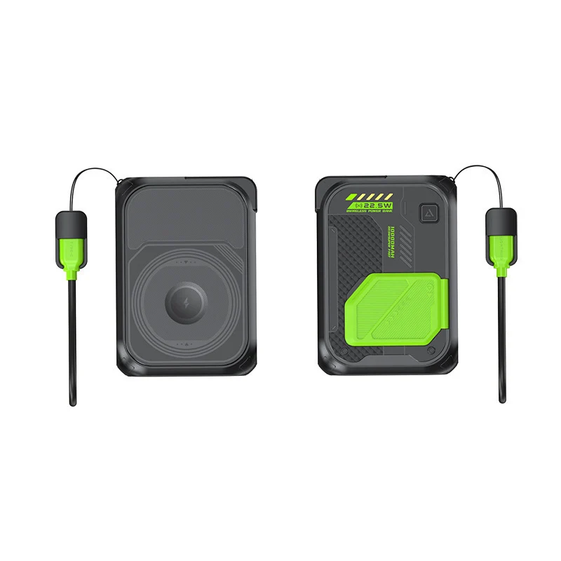 Multifunktionale Powerbank mit integriertem Ladekabel und exzellenter Schnellladefunktion Skanto