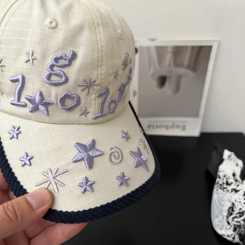 Damen Baseballkappe Skanto mit Sternenmuster-Stickerei