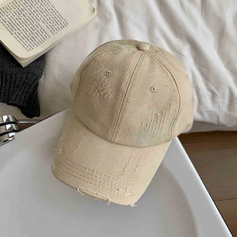 Damen Baseballkappe im Vintage-Stil mit Used-Look Skanto