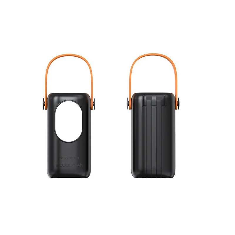 Tragbare Powerbank mit integriertem Tragegriff und digitaler Ladeanzeige Skanto
