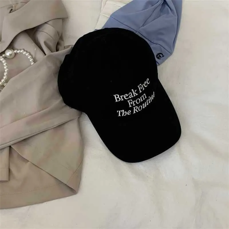 Unisex Baseballkappe mit Zitat-Grafik Skanto