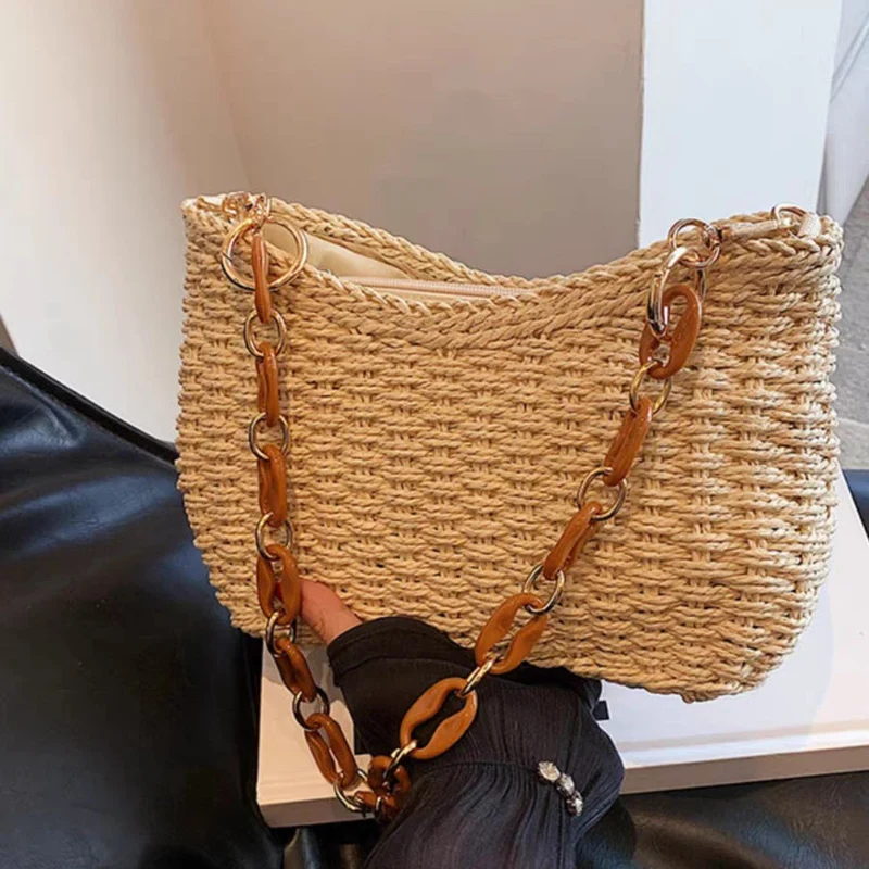 Trendige Makramee-Handtasche Skanto